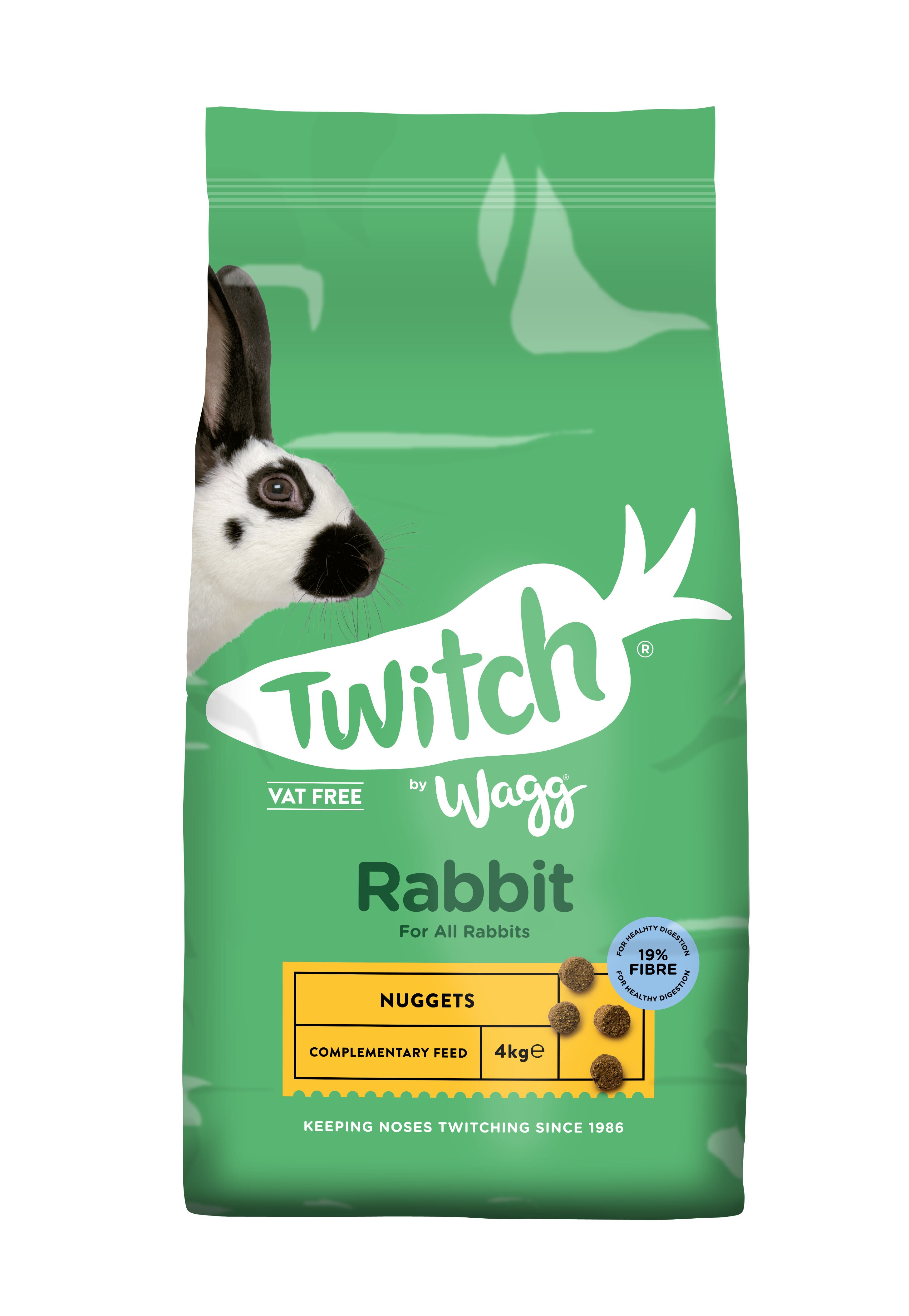 Wagg Twitch Bunny Brunch Rabbit Food - 4kg
